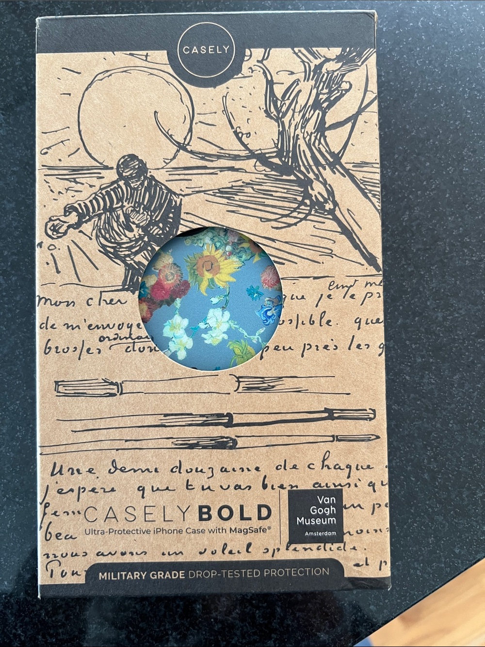 Casely Bold Floral Blue iPhone Case — Van Gogh Museum